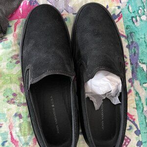 john varvatos loafers suede